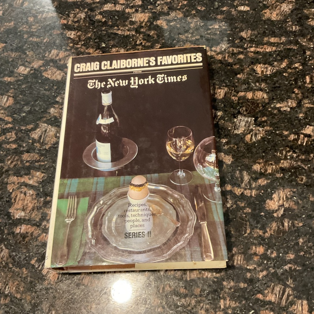Craig Claiborne's Favorites Cookbook 1976